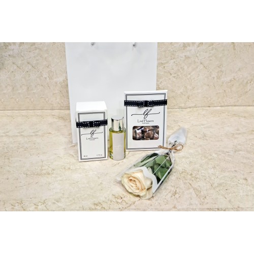 White Rose With Gifts 2