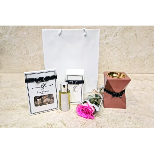 Pink Rose With Gifts 3