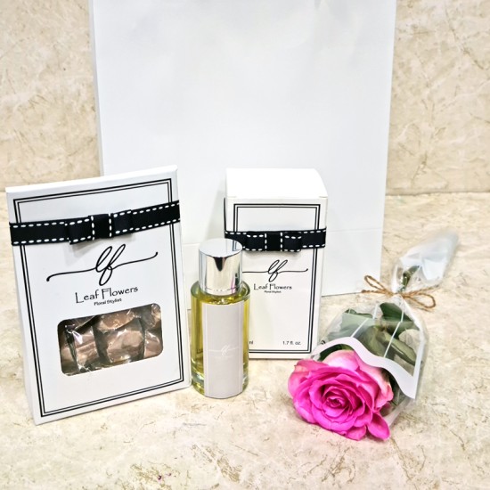 Pink Rose With Gifts 2