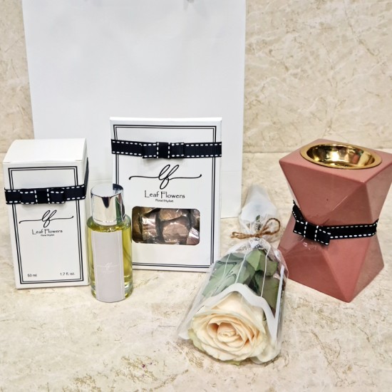 White Rose With Gifts 3