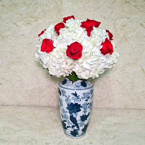 Iranian Vase with Flowers