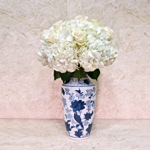 Iranian Vase With Hydrangea