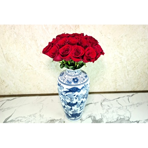 Iranian Vase with Red Roses 25 Iranian Vase with Red Roses 25