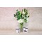 Crystal Vase with Lilies and Gifts
