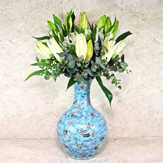 elegant ceramic flower vase 200