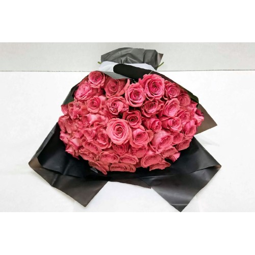 pink bouquet 50 roses