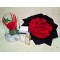 preserved rose Red With Hand Bouquet and perfume