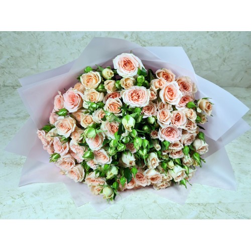Pink Baby Rose Hand Bouquet 2