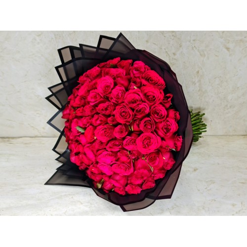 Red Roses Bouquet 100
