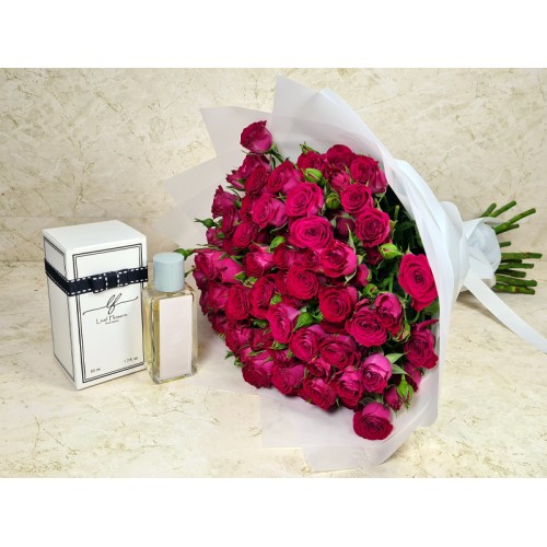 Dark Pink Baby Rose Hand Bouquet 5